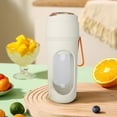 thumbnail image 4 of Portable Rechargeable Mini Blender for Travel, Personal Smoothie Maker with Straw, Two Lids and Stirring Function, USB-C Compact Juicer for Home Office Gym, 4 of 5