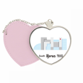 thumbnail image 1 of Monuments de Corée du Sud le Bâtiment Miroir Sac de Voyage Maquillage Cœur Rose, 1 of 4