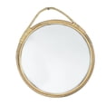 thumbnail image 3 of yuksok Country Round Mirror Bathroom Vanity Mirror Rustic Wall Mirror Wall Mirror, 3 of 9