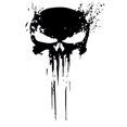 thumbnail image 1 of Punisher Skull Type Vinyl Car Decals Stickers Motorcycles Decoration, 1 of 7