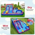 thumbnail image 4 of Costway Inflatable Water Slide Park Kids Bounce House Climbing Jumping without Blower, 4 of 10