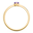 thumbnail image 4 of Heart Birthstone Ring - Amethyst (February), 4 of 6
