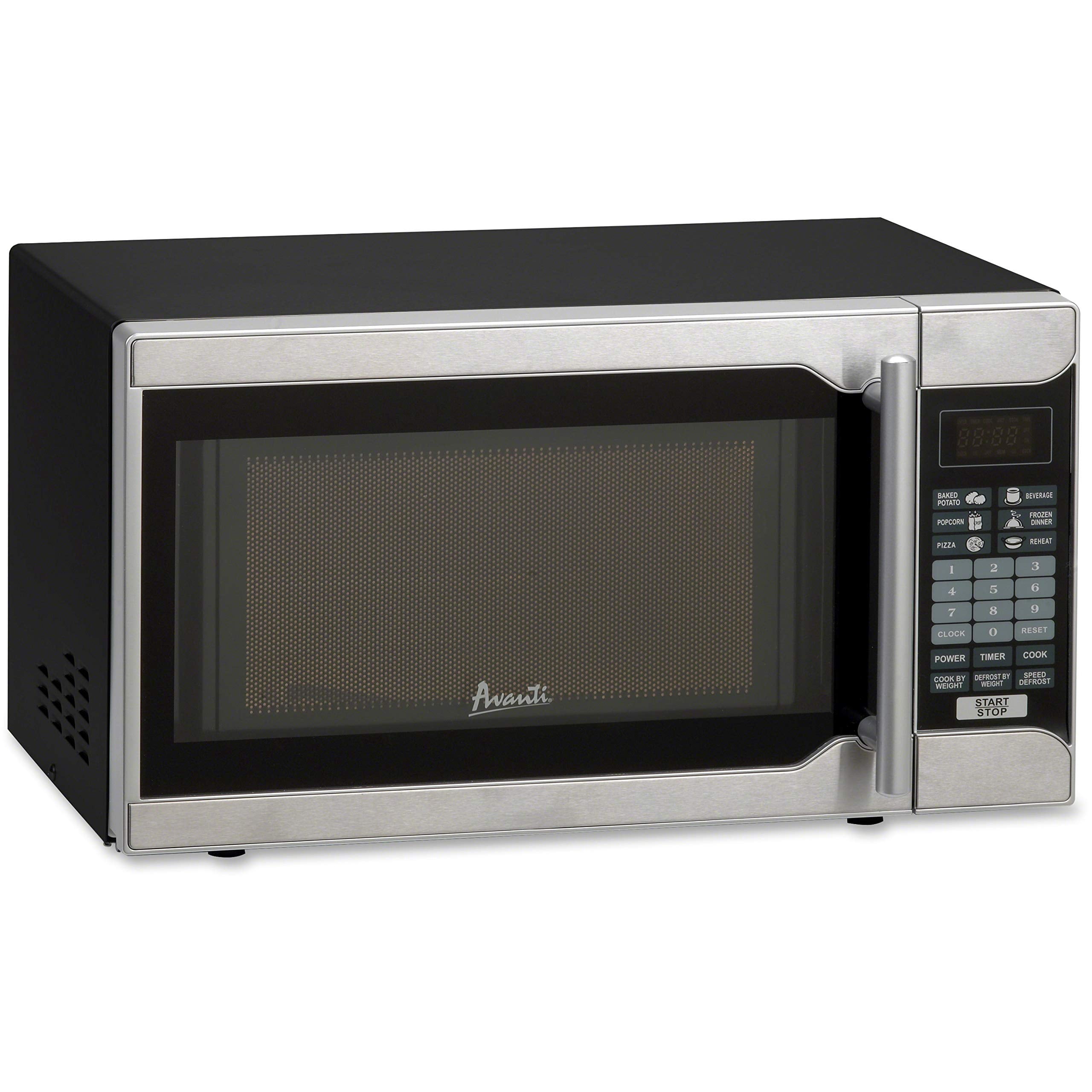 Avanti AVAMO7103SST 700-watt One-Touch 0.7 Cubic Foot Microwave Black Stainless Steel