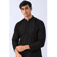 thumbnail image 2 of DWEEP SARA Premium Rayon Resham dhaga Sequence Mens Kurta, S, 2 of 5