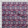 thumbnail image 3 of oneOone Cotton Cambric Fabric Damask Ikat Print Sewing Fabric BTY 56 Inch Wide, 3 of 4