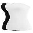 thumbnail image 1 of CHUANK Haut Bandeau Long Tube Basique Uni Extensible en Coton pour Femmes, Lot de 2, 1 of 5