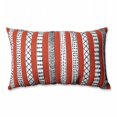 thumbnail image 1 of Pillow Perfect 598703 Bandes Tribales Rouille & Noir Plaid Rectangulaire Oreiller, 1 of 1