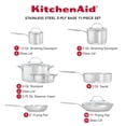 thumbnail image 2 of Kitchen Aid Stainless 11pc Set, 2 of 6
