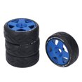 thumbnail image 4 of 4 Pcs Pneu, Roues RC 1/8 GT Adhérence Forte Pneus de Course sur Route Usure sur Roues de Route avec Adaptateur 17 mm, 4 of 8