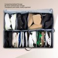 thumbnail image 4 of Underbed Storage Box, Dustproof 12 Compartments Underbed Shoe Organiser  For Underwear For Socks, 4 of 8