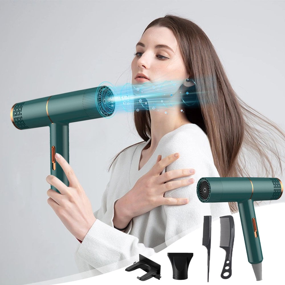 CNKOO 400 W Powerful High Speed Blow Dryer  Hair Dryer with Comb  Portable Hairdryer with Three Wind Speeds and Intelligent Temperature Control