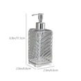 thumbnail image 3 of Shower Gel Shampoo Hand Soap Press Storage Bottle 430ml Plastic Washing Liquid Press Bottle, 3 of 6