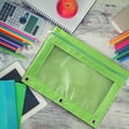 thumbnail image 3 of Birdeem Trousses à Crayons avec Fermeture Éclair, Grande Trousse à Crayons, Trousse à Crayons à Trois Trous Fermeture Éclair Sac de Rangement Transparent pour Documents Dossier Détachable Trousse Grande Capacité, Trousse à Crayons à Fermeture Éclair, 3 of 7