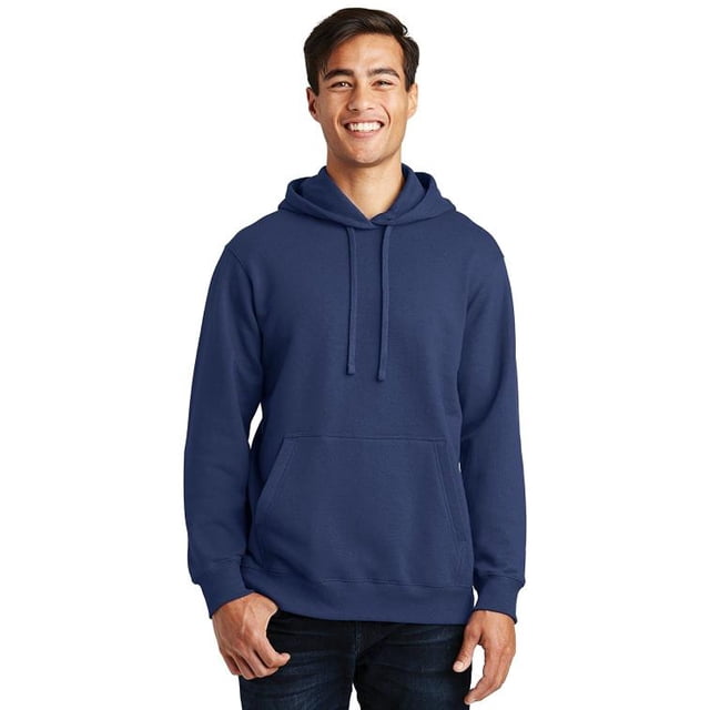 Port & Company ® Fan Favorite Fleece Pullover Hooded Sweatshirt. Pc850h S Team Navy