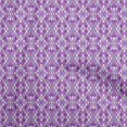 thumbnail image 1 of oneOone Rayon Violet Fabric Asian Ikat Craft Projects Decor Fabric Printed by The Yard 56 Inch Wide, 1 of 4