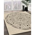 thumbnail image 3 of Ahgly Company Machine Washable Indoor Square Transitional Moccasin Beige Area Rugs, 7' Square, 3 of 7