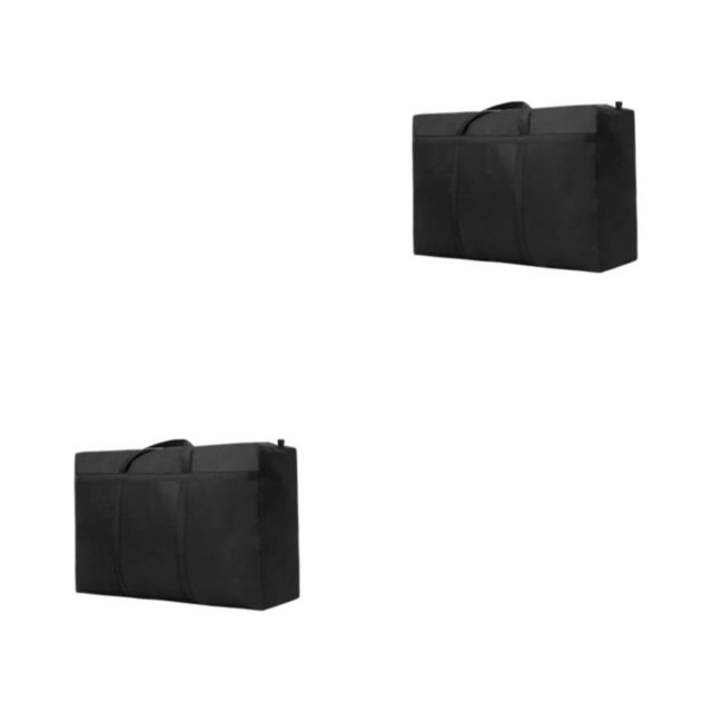 Maytalsory Durable Bag With Fine Stitching And Scratch-proof For Moving Bag Large Capacity Bag Oxford black-105L 2Set