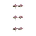 thumbnail image 2 of Baohd 2x Artificial Flowers – Elegant For Decoration Long-lasting Durability purple 3Set, 2 of 6