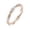 Rose Gold, variant on Cross-Wound Zirconia Ring for Women, 5.7cm, Silver