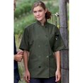 thumbnail image 1 of Uncommon Threads 0415-6502 Small Short Sleeve Chef Coat in Olive, 1 of 1