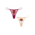 thumbnail image 1 of Culottes Transparentes Taille Basse d'Halloween pour Femmes, Gousset en Coton, Dentelle et Maille, String pour Femmes, 1 of 4