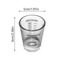 thumbnail image 2 of Product Category Glass&Bottle Cup Bottle 1 Product Title Thickened Coffee Graduated Glass Graduated Measuring Cup Double Measuring Cup With Graduated Coffee Cup Three Red Sizes, 2 of 3