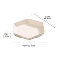 thumbnail image 3 of Dvkptbk Serving Tray Hexagonal Large Fruit Tray Home Living Room Coffee Table Candy Tray Food Tray Kitchen Gadgets, 3 of 6