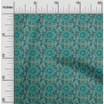 thumbnail image 1 of oneOone Cotton Silk Fabric Leaves & Floral Block Print Fabric By The Yard 42 Inch Wide, 1 of 4