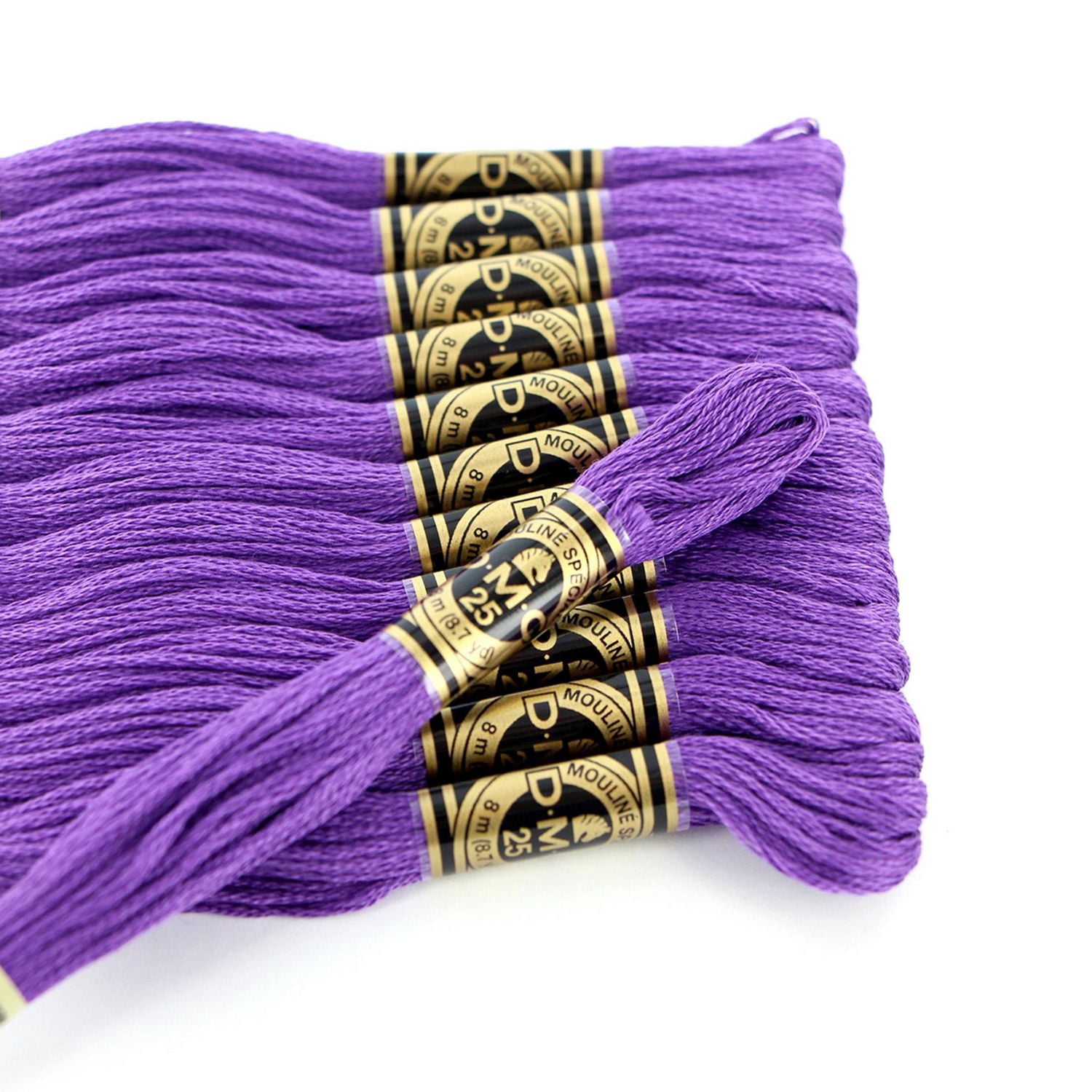 DMC violet coton 6 brins fil à broder écheveau, 8 m (8.7 yd)