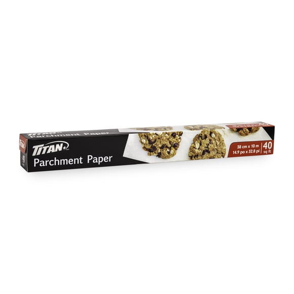 TITAN Bleached Parchment Paper, 40 Sq ft
