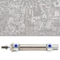 thumbnail image 4 of Mini Air Cylinder, Mini Air Cylinder MA20 Stainless Steel Round Dual Action Device Pneumatic Components, Industrial Air Cylinders, 4 of 8