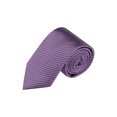 thumbnail image 1 of INSPIRE CHIC Men's Solid Color Narrow Stripes Necktie Graduation Suit Formal Ties Medium Purple, 1 of 5