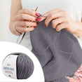 thumbnail image 1 of Deals! Gspmoly Wool Hand-Woven Medium Coarse Scarf Hat Overcoat Wool Merinoss Wool Wool Cashmeres Yarn Deals, 1 of 6