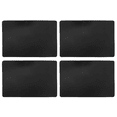 thumbnail image 3 of 4PCS Heat-Resistant Placemats, Artificial Leather Placemats, Waterproof, Non-Slip, Washable Kitchen Placemats, (Black), 3 of 10