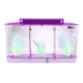 thumbnail image 2 of LAFGUR Small Aquarium, Desktop Fish Tank, For Betta With LED Light Small Fishes With Water Change Valve, 2 of 8