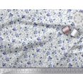 thumbnail image 3 of Soimoi Tissu en Poly Georgette Imprimé Feuilles et Roses par Yard 52 Pouces de Large, 3 of 3