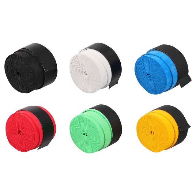 Minkissy 6 Pcs Ruban de Prise Tennis Élimination de l'Humidité pour Joueurs de Raquettes Extérieur