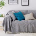 thumbnail image 1 of AMERTEER Housse de Canapé Tricotée Fauteuil Moderne Confortable Décoration Serviette Réversible Lit Matelas Literie Adaptée Salon Extérieur Ou Intérieur, 1 of 6