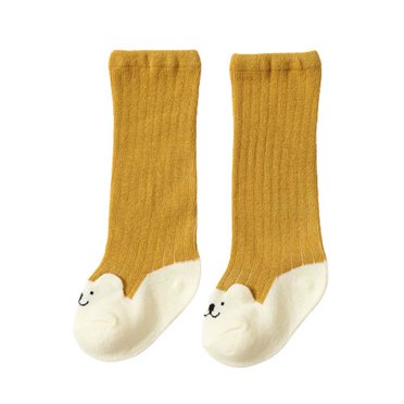 CHUANK Chaussettes Antidérapantes pour Bébés Garçons Filles Tout-Petits à Grips Chaussettes Enfants Nourrisson Antiglisse Douces Confort Chaussettes en Coton