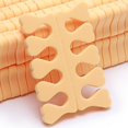 thumbnail image 2 of 100pcs Sponge Toe Separator Soft Nail Art Finger Separator Divider Spacer Manicure Pedicure Tool Orange, 2 of 5