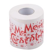 Christmas pattern color toilet paper Santa Christmas tree printed tissue