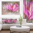 thumbnail image 3 of Design Art Pink Lotus on Abstract Background Canvas Print, 3 of 3