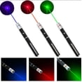 thumbnail image 1 of 2-DAY delivery 1mw 3PCS Laser Pointer Pen Red + Green + Blue/Violet Laser Pointer Visible Beam, 1 of 8