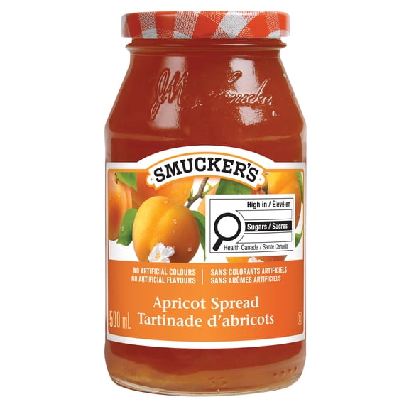 Smucker's tartinade d'abricots 500ml