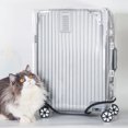thumbnail image 2 of Clear PVC Suitcase Protector Cover - Waterproof Luggage Dust Bag (22-30 Wheeled Case), 2 of 9