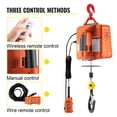 thumbnail image 3 of 500kg/1100lbs Electric Hoist Winch Portable Crane 25ft Lifting Height Wireless Or Wire Remote Control For Transportation ,Powerful Pulling Performance, 3 of 7