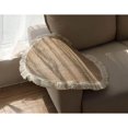thumbnail image 1 of Tapis en Jute Doux Design à Franges Tressées pour Chaise Table Basse Bureau Tapis de Sol 45cm, 1 of 9
