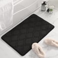 thumbnail image 4 of TIMIFIS Bathroom Rugs Rugs Absorbent Non-Slip Foam Machine Washable Soft Velvet Bath Mats and Slow Rebounds Thickened Floor Mat Easier to Dry for Bathroom Floor Bath Mat, 4 of 8