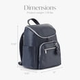 thumbnail image 4 of Hannah & Sophia Ready to Roam Diaper Bag Set, Moonmist Blue, 4 of 9