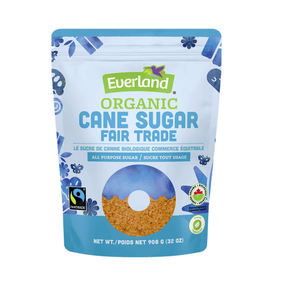 Everland Sucre de Canne Biologique Équitable, 908 g (Sourcé Éthiquement, Granulé)